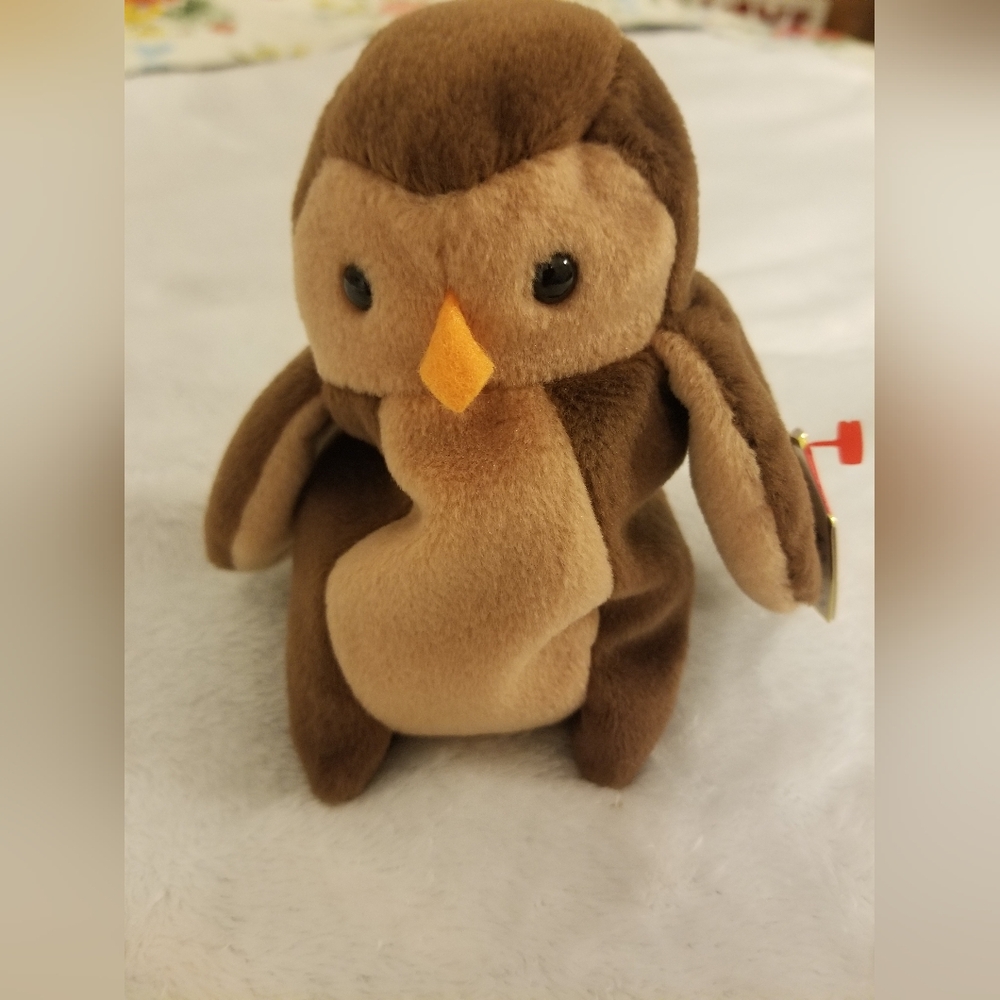 Original ty beanie baby bird hoot